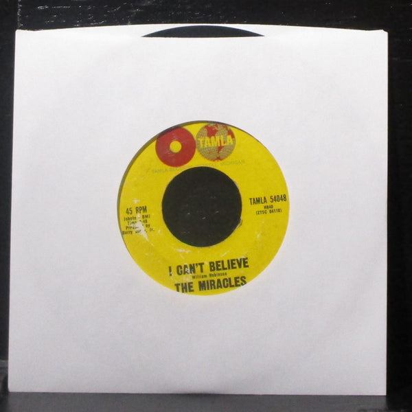 The Miracles - Everybody's Gotta Pay Some Dues 7" VG+ Vinyl 45 TAMLA 54048 USA - Shuga Records
