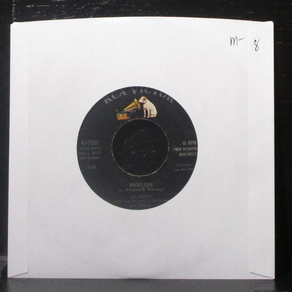 Lou Monte - Angelique / Lazy Mary 7" Mint- Vinyl 45 RCA 47-7160 USA 1958 - Shuga Records