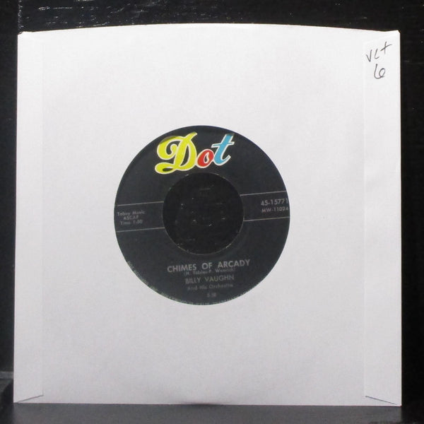 Billy Vaughn - Singing Hills / Chimes Of Arcady 7" VG+ Vinyl 45 Dot 45-15771 USA - Shuga Records