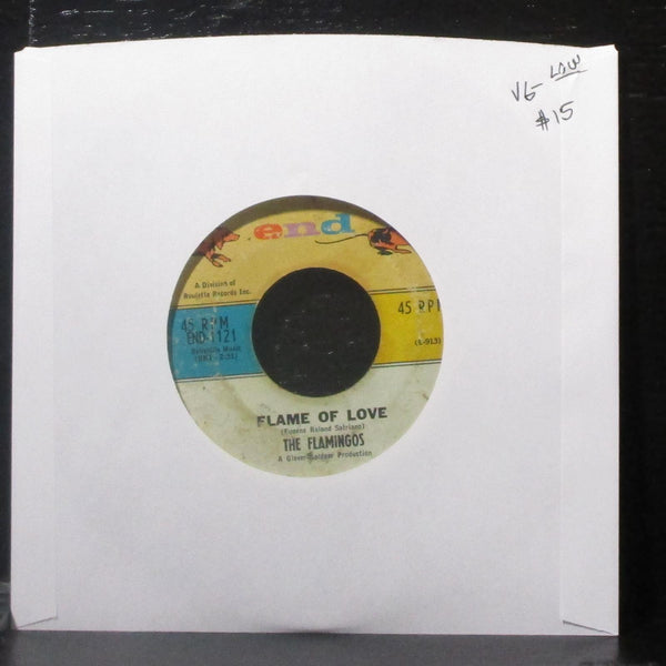The Flamingos - I Know Better / Flame Of Love 7" VG- Vinyl 45 END-1121 USA 1963 - Shuga Records