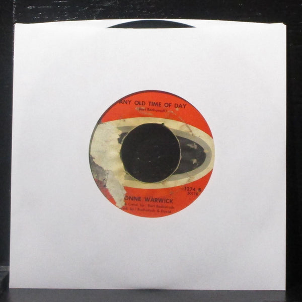Dionne Warwick - Walk On By / Any Old Time Of Day 7" VG- Vinyl 45 Scepter 1274 - Shuga Records