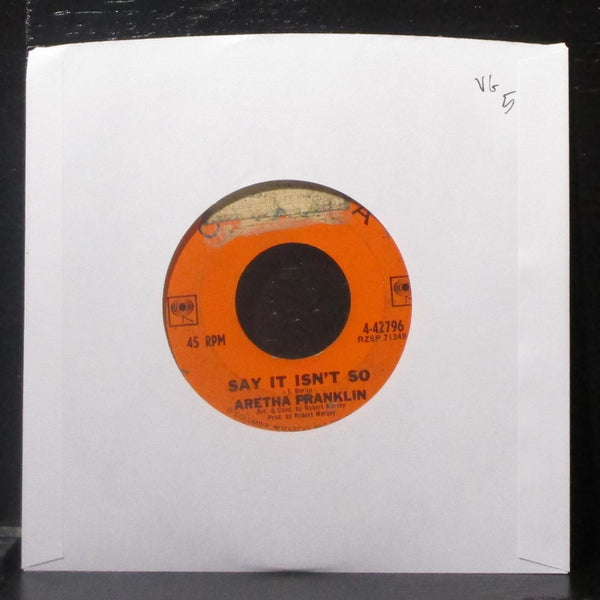 Aretha Franklin - Say It Isn't So 7" VG Vinyl 45 Columbia 4-42796 USA 1963 - Shuga Records