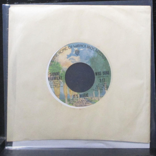 Dionne Warwicke - Take It From Me / It's Magic 7" VG+ Vinyl 45 WBS 8088 USA 1975 - Shuga Records