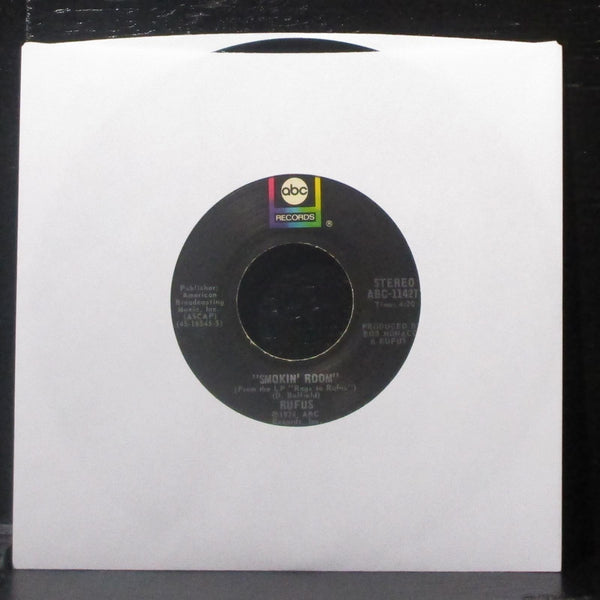 Rufus - Tell Me Something Good / Smokin' Room 7" VG+ Vinyl 45 ABC-11427 USA 1974 - Shuga Records