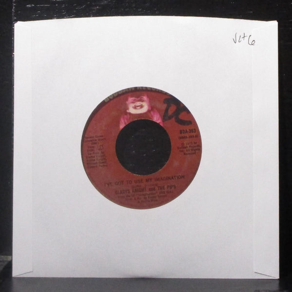Gladys Knight & Pips - I've Got To Use My Imagination 7" VG+ Vinyl 45 BDA-393 - Shuga Records