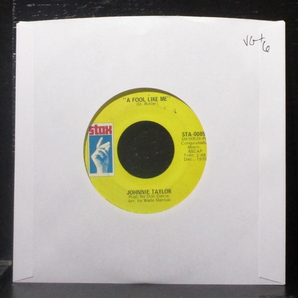 Johnnie Taylor - Jody Got Your Girl And Gone 7" VG+ Vinyl 45 Stax STA-0085 USA - Shuga Records