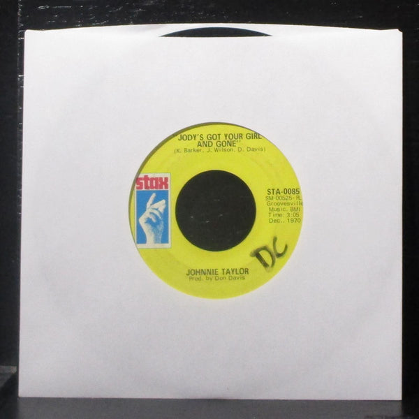 Johnnie Taylor - Jody Got Your Girl And Gone 7" VG+ Vinyl 45 Stax STA-0085 USA - Shuga Records