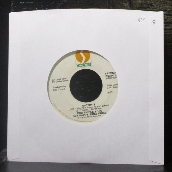Bob Thiele - Gatsby's / What'll I Do 7" VG+ Vinyl 45 Signature BSB0-0269 USA - Shuga Records