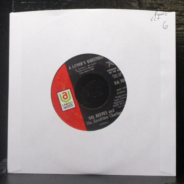 Del Reeves - A Lover's Question / Spare Me 7" VG+ Promo Vinyl 45 UA 50622 USA - Shuga Records