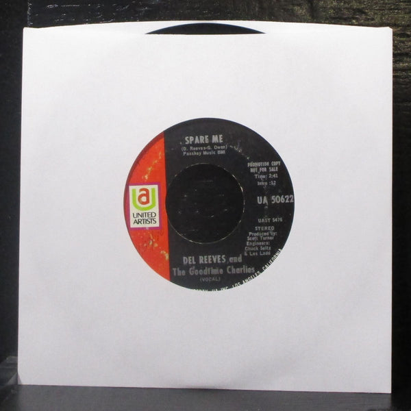 Del Reeves - A Lover's Question / Spare Me 7" VG+ Promo Vinyl 45 UA 50622 USA - Shuga Records