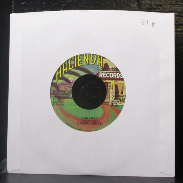 Danny Jones - Fantasy / Don't Let Me Down Again 7" VG+ Vinyl 45 Hacienda HIS 712 - Shuga Records