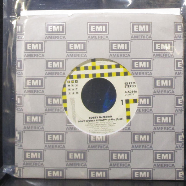 Bobby McFerrin - Don't Worry, Be Happy / Simple Pleasures 7" VG+ Vinyl 45 EMI - Shuga Records