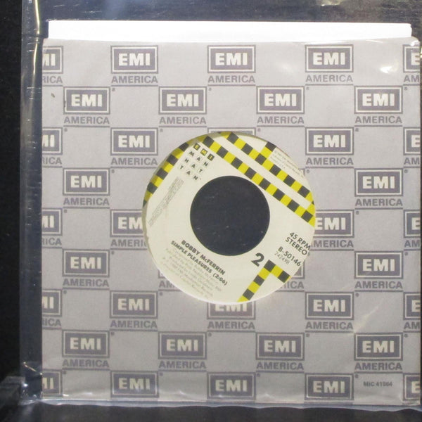 Bobby McFerrin - Don't Worry, Be Happy / Simple Pleasures 7" VG+ Vinyl 45 EMI - Shuga Records