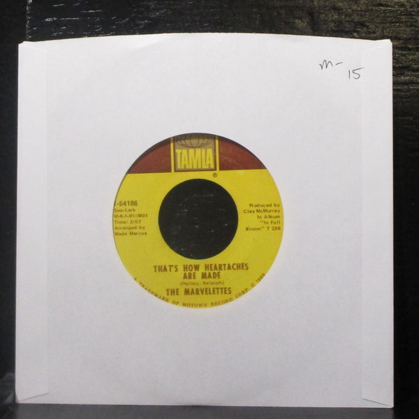 The Marvelettes - That's How Heartaches Are Made 7" Mint- Vinyl 45 Tamla T-54186 - Shuga Records
