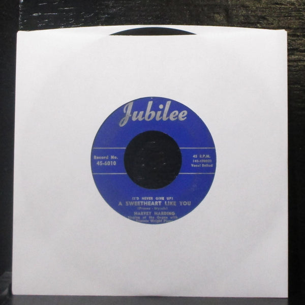 Harvey Harding - Just One More Kiss 7" VG+ Vinyl 45-6010 Jubilee USA - Shuga Records