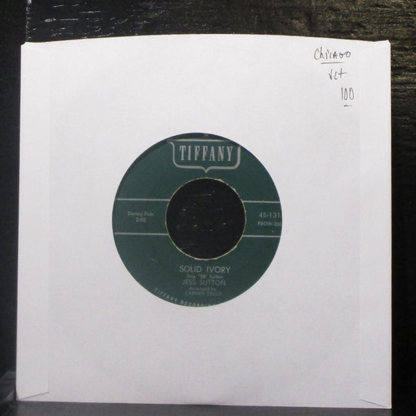 Jess Sutton - Solid Ivory / Light As A Feather 7" VG+ Vinyl 45-1315 Tiffany - Shuga Records