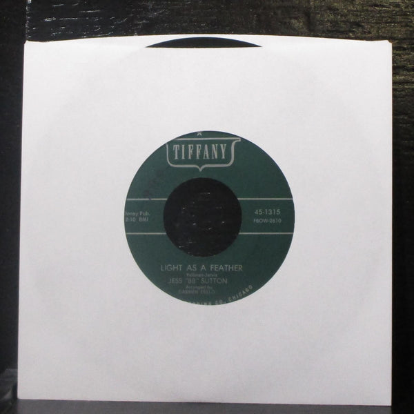Jess Sutton - Solid Ivory / Light As A Feather 7" VG+ Vinyl 45-1315 Tiffany - Shuga Records