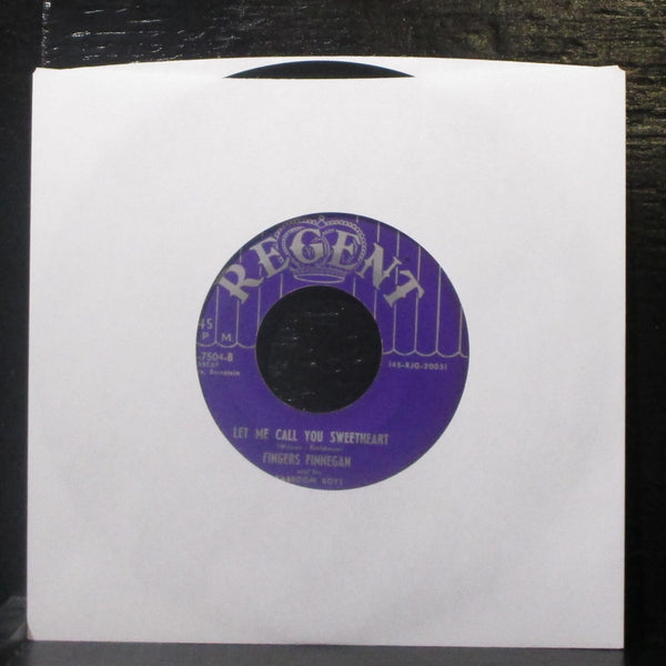Fingers Finnegan - Show Me The Way To Go Home 7" VG+ Vinyl 45-7504 Regent USA - Shuga Records
