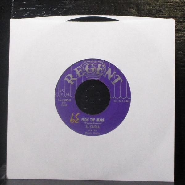 Al Caiola - Flamenco Love / From The Heart 7" VG+ Vinyl 45-7500 Regent USA - Shuga Records