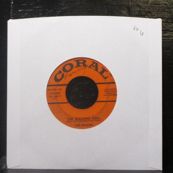 The Lancers - The Walking Doll 7" VG Vinyl 45 Coarl 9-61550 USA 1955 - Shuga Records