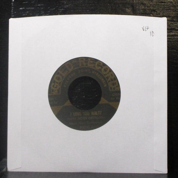 Norm Dombrowski & Happy Notes - I Love You Waltz 7" VG+ Vinyl 45 Gold G107 - Shuga Records