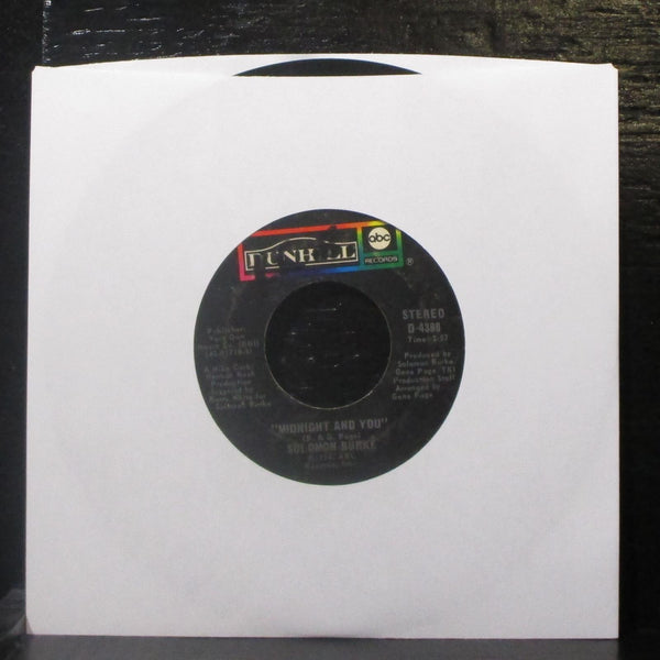 Solomon Burke - Midnight And You / I Have A Dream 7" VG+ Vinyl 45 D-4388 USA - Shuga Records