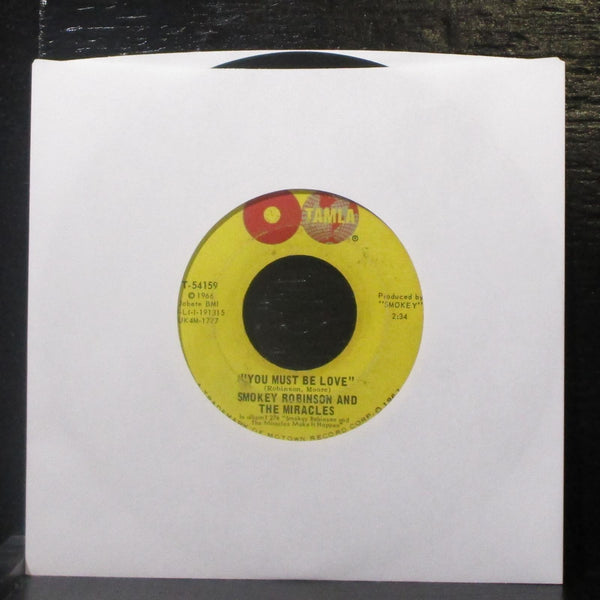 Smokey Robinson & The Miracles - I Second That Emotion 7" VG Vinyl 45 1st Tamla - Shuga Records