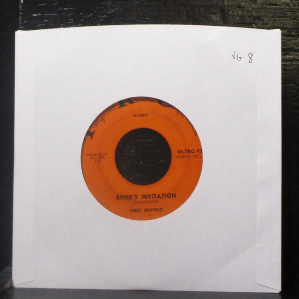 Percy Mayfield - River's Invitation / Baby Please 7" VG Vinyl 45 Tangerine 1963 - Shuga Records