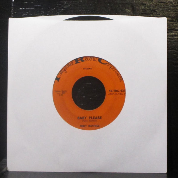 Percy Mayfield - River's Invitation / Baby Please 7" VG Vinyl 45 Tangerine 1963 - Shuga Records
