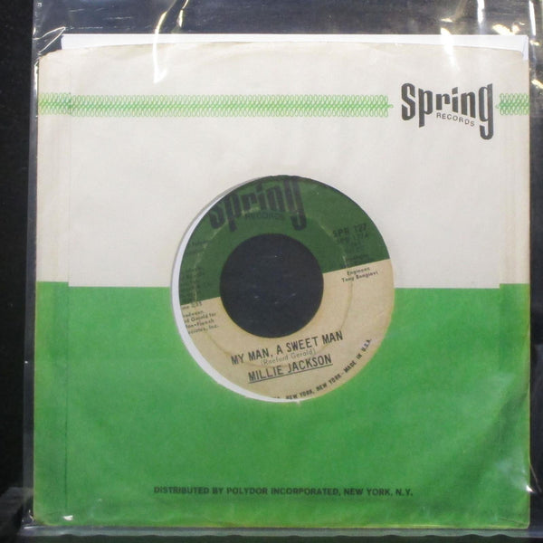 Millie Jackson - My Man, A Sweet Man 7" VG+ Vinyl 45 Spring SPR 127 USA 1972 - Shuga Records
