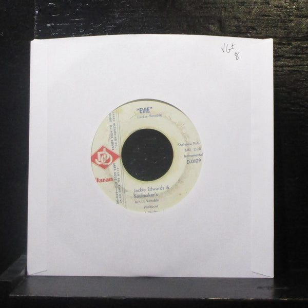 Jackie Edwards & Soulmaker's - Evie / Traveling Slow 7" VG+ D-0109 Vinyl 45 - Shuga Records
