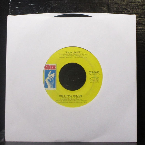 The Staple Singers - You've Got To Earn It / I'm A Lover 7" VG Vinyl 45 Stax - Shuga Records