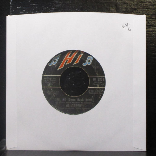 Al Green - Call Me / What A Wonderful Thing Love Is 7" VG+ Vinyl 45 HI 2235 USA - Shuga Records