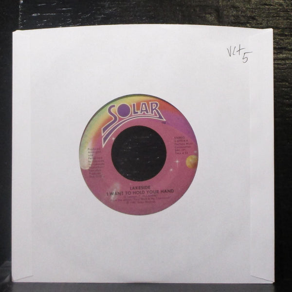Lakeside - I Want To Hold Your Hand 7" VG+ Vinyl 45 Solar S-47954 USA 1981 - Shuga Records