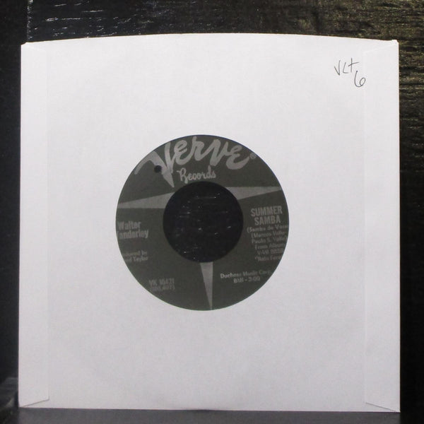 Walter Wanderley - Summer Samba / Call Me 7" VG+ Vinyl 45 Verve VK 10421 USA - Shuga Records