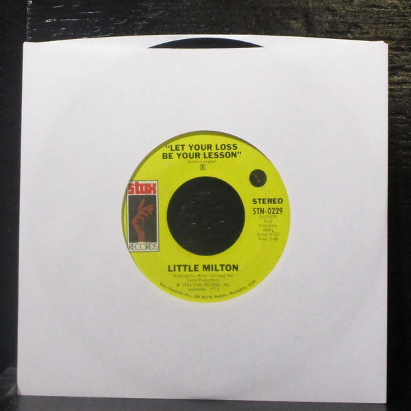 Little Milton - Let Me Back In 7" VG+ Vinyl 45 Stax STN-0229 USA 1974 - Shuga Records