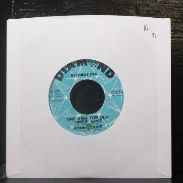 Ronnie Dove - One Kiss For Old Times' Sake 7" Mint- Vinyl 45 Diamond D-179 USA - Shuga Records