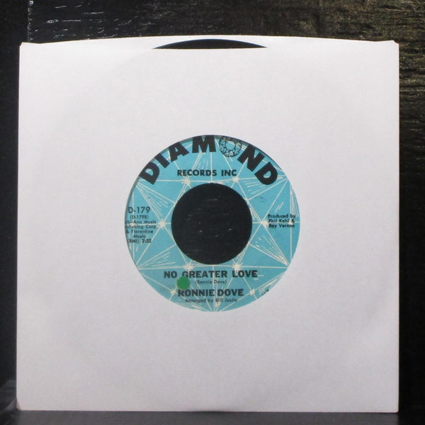 Ronnie Dove - One Kiss For Old Times' Sake 7" Mint- Vinyl 45 Diamond D-179 USA - Shuga Records