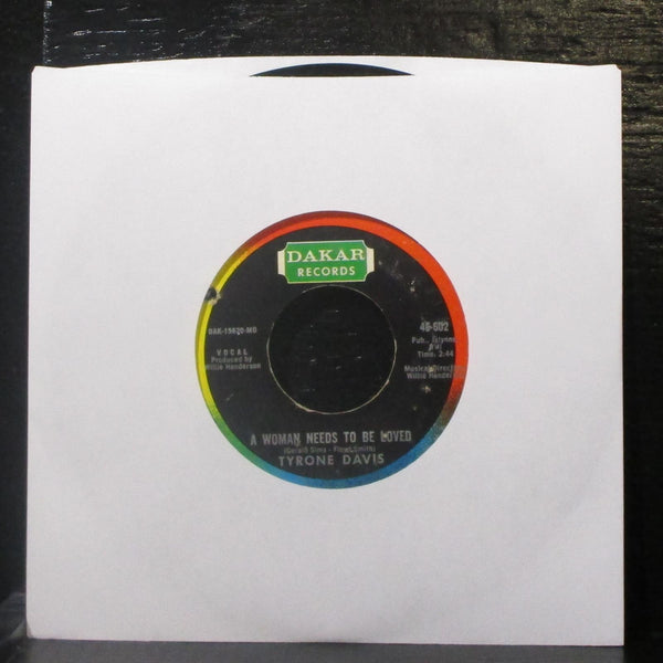 Tyrone Davis - Can I Change My Mind 7" VG+ Vinyl 45-602 Dakar USA 1968 - Shuga Records