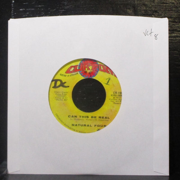 Natural Four - Can This Be Real / Try Love Again 7" VG+ Vinyl 45 Curtom CR-1990 - Shuga Records