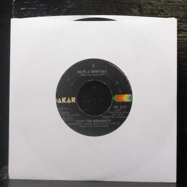 Hamilton Bohannon - South African Man / Have A Good Day 7" VG+ Vinyl 45 Dakar - Shuga Records