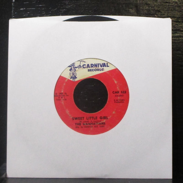 The Manhattans - I Bet'cha / Sweet Little Girl 7" VG Vinyl 45 Carnival CAR 522 - Shuga Records