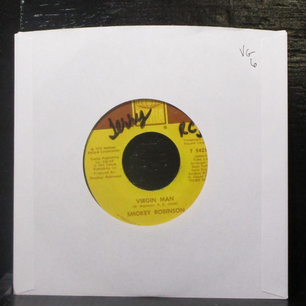Smokey Robinson - Virgin Man / Fulfill Your Need 7" VG Vinyl 45 Tamla T 54250F - Shuga Records