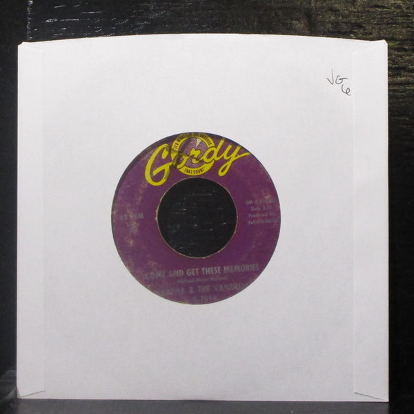 Martha & The Vandellas - Come And Get These Memories 7" VG Vinyl 45 Gordy G-7014 - Shuga Records