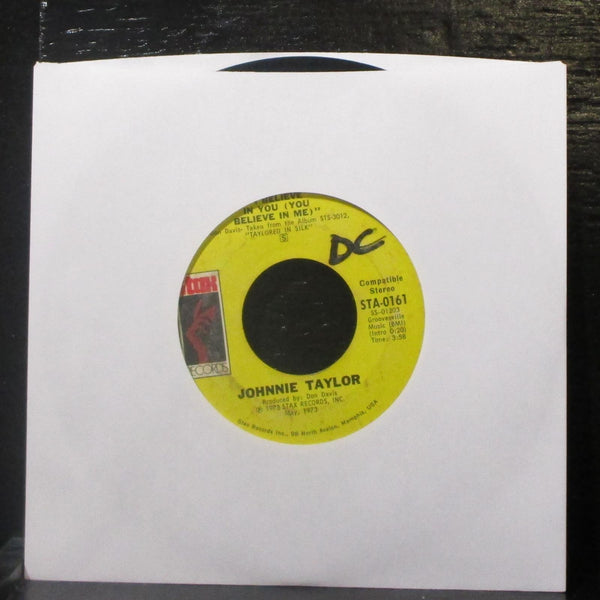 Johnnie Taylor - I Believe In You / Love Depression 7" VG+ Vinyl 45 Stax 1973 - Shuga Records