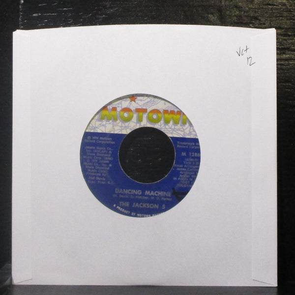 The Jackson 5 - Dancing Machine 7" VG+ Vinyl 45 Motown M 1286F USA 1974 - Shuga Records