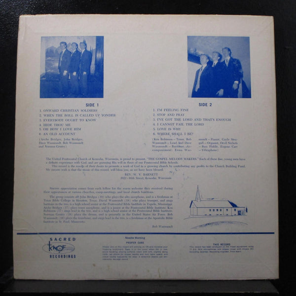 Gospel Melody Makers - Everybody Ought To Know LP VG+ 919R-1128 Cover Variant - Shuga Records