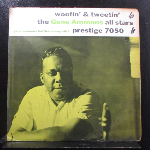 Gene Ammons Battles Sonny Stitt - Woofin' & Tweetin' LP VG PRLP 7050 Mono - Shuga Records