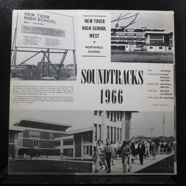 New Trier High School West - Soundtracks 1966 LP Mint- Acid Archives Samples - Shuga Records
