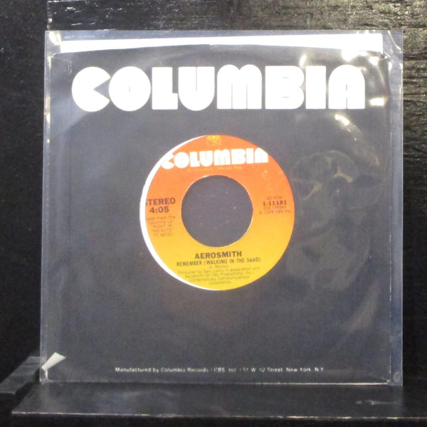 Aerosmith - Remember / Bone To Bone 7" VG+ Vinyl 45 Columbia 1-11181 USA 1979 - Shuga Records